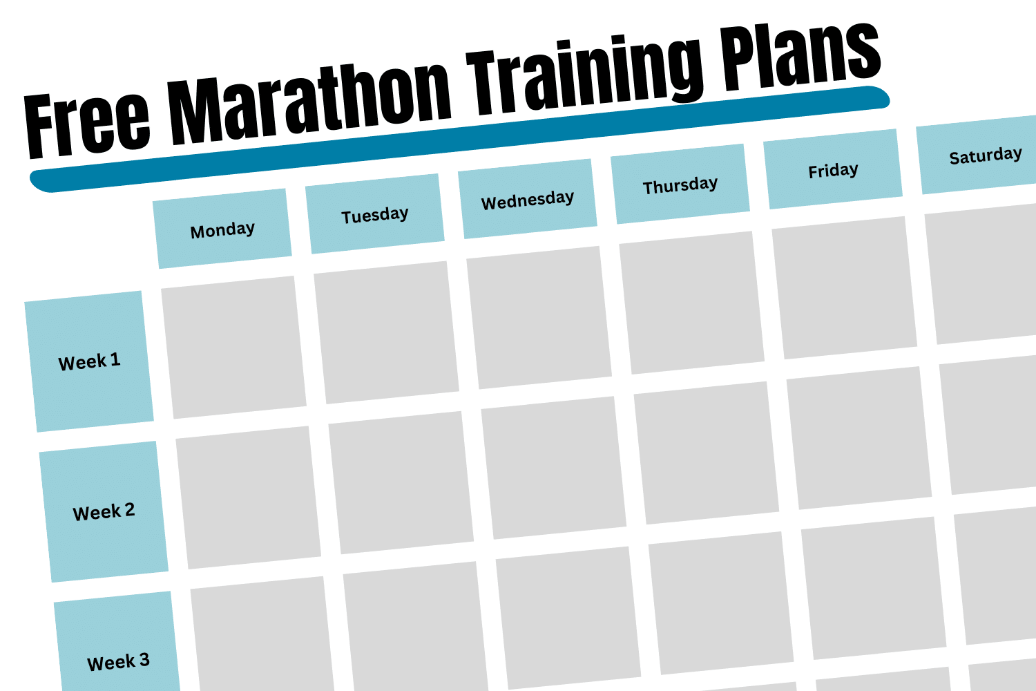 14 Free Marathon Training Plans for Beginner, Intermediate, and Advanced Runners